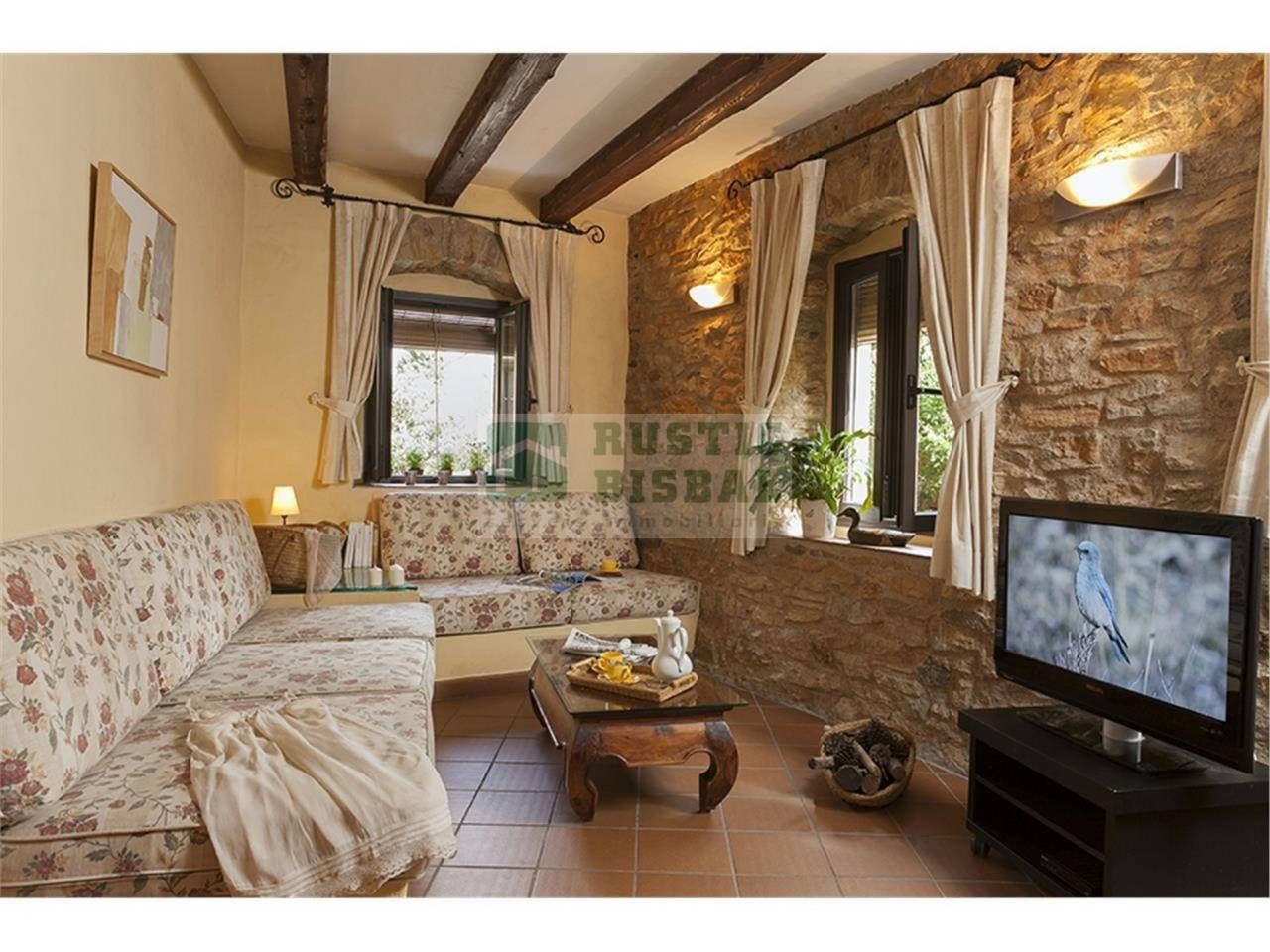 Living room of Apartment to rent in Palau-sator  with Air Conditioner, Heating and Furnished