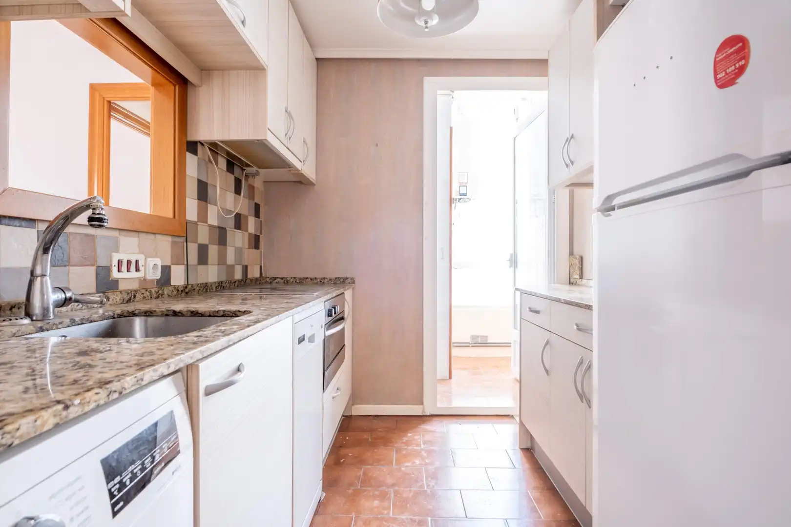 Kitchen of Flat for sale in Zaragoza  with Heating, Terrace and Storage room