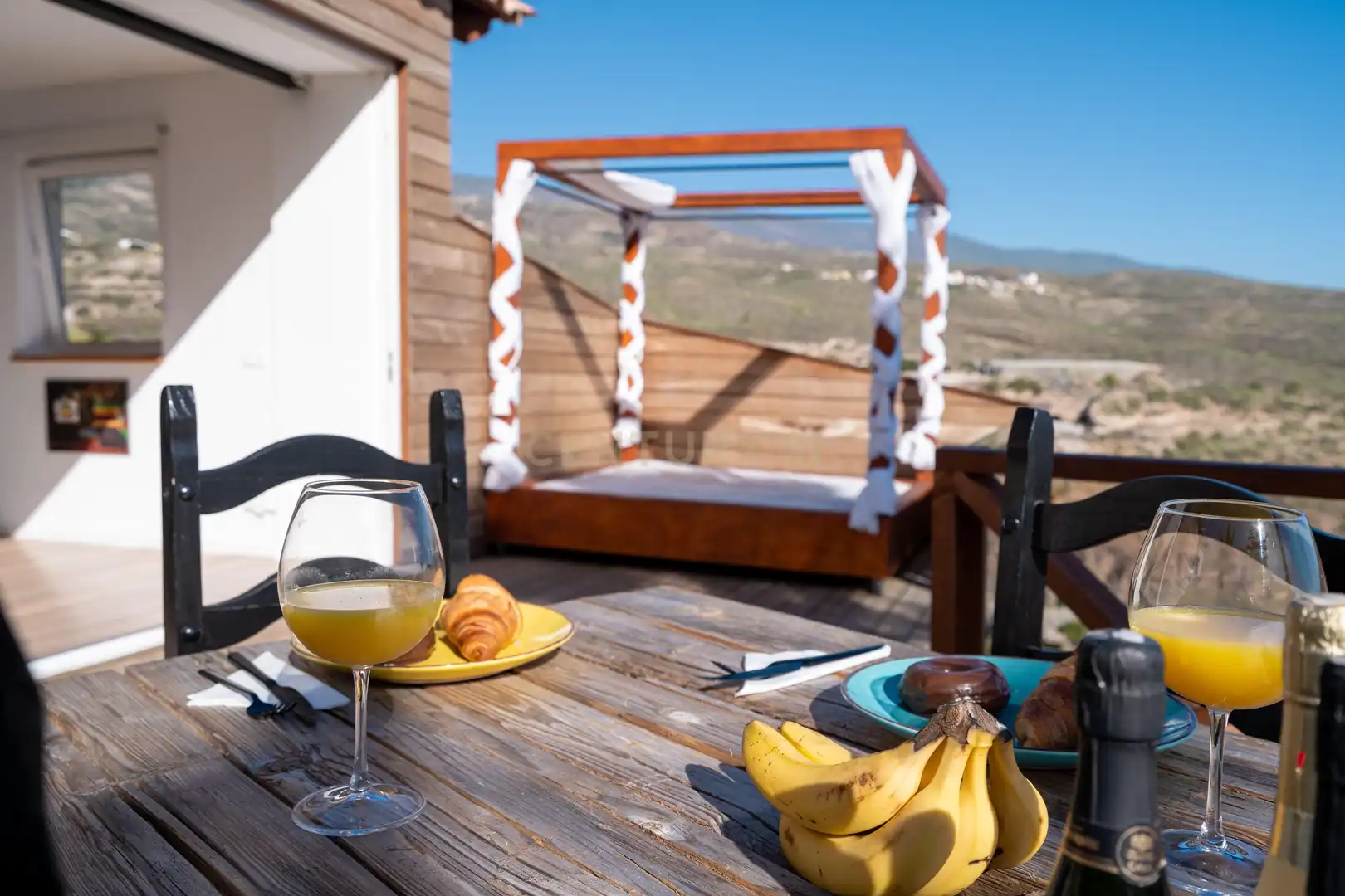 Terrasse von Haus oder Chalet zur Miete in Candelaria