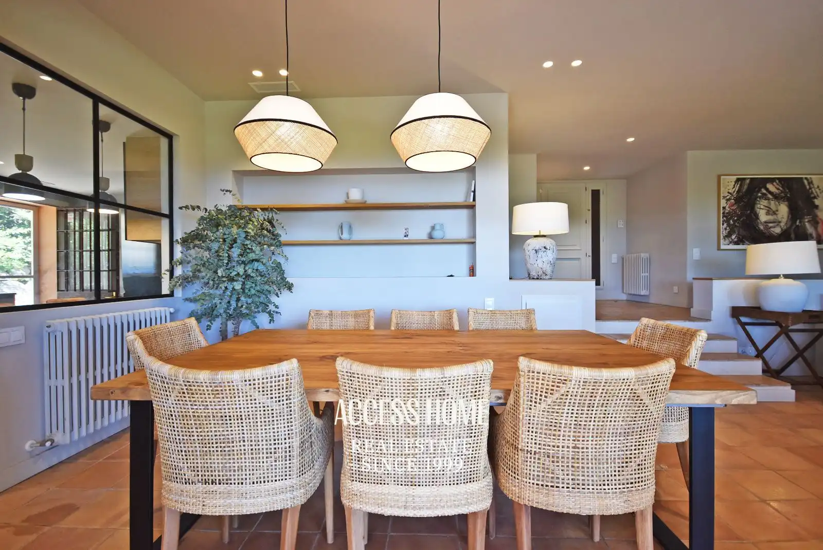 Dining room of Houses for rent in Sant Vicenç de Montalt  with Air Conditioner, Heating and Swimming Pool