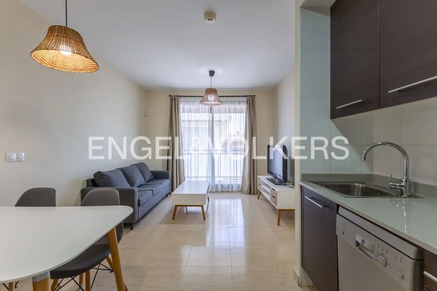 Sala de estar de Dúplex en venta en Oropesa del Mar / Orpesa con Calefacción, Terraza y Balcón