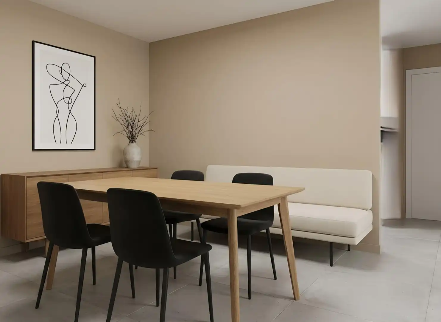 Comedor de Piso en venta en Terrassa con Alarma