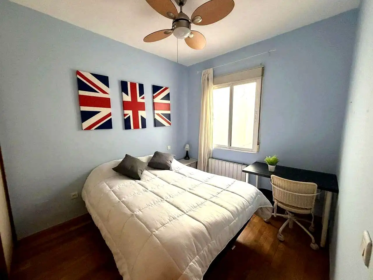 Habitación de Piso de alquiler en Madrid con Aire acondicionado, Calefacción y Parquet