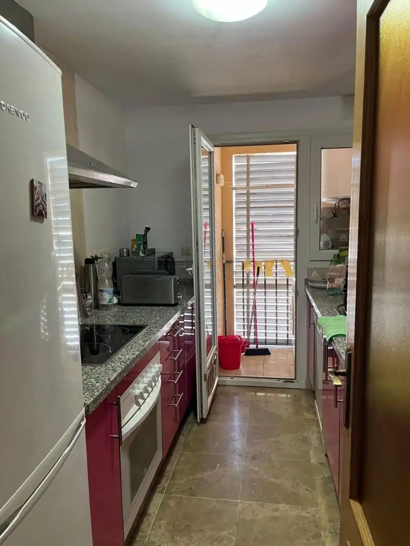 Kitchen of Flat for sale in Jerez de la Frontera  with Air Conditioner, Private garden and Terrace