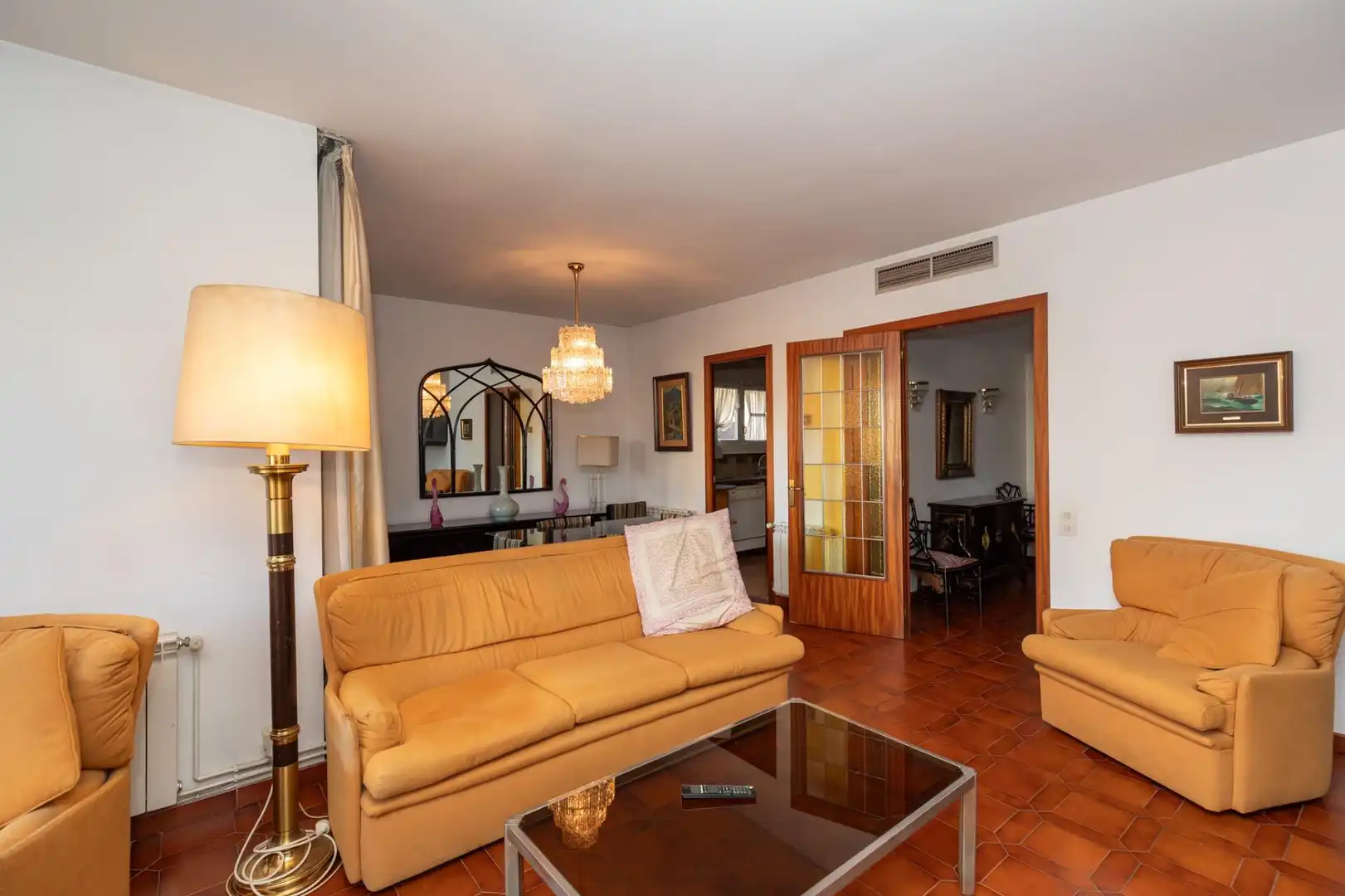 Sala de estar de Piso en venta en Granollers con Aire acondicionado, Calefacción y Terraza