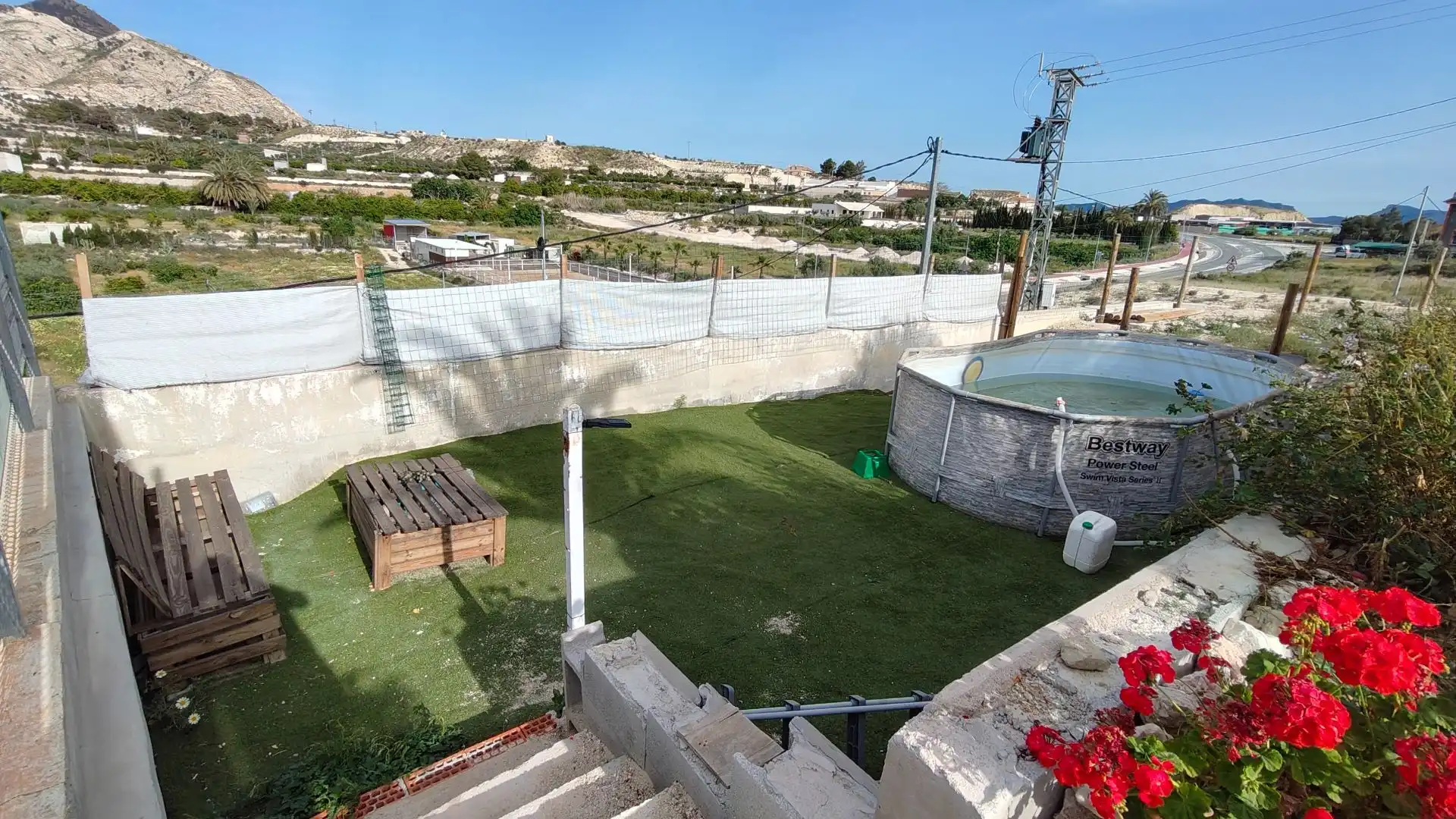 Terraza de Casa o chalet en venta en Abanilla
