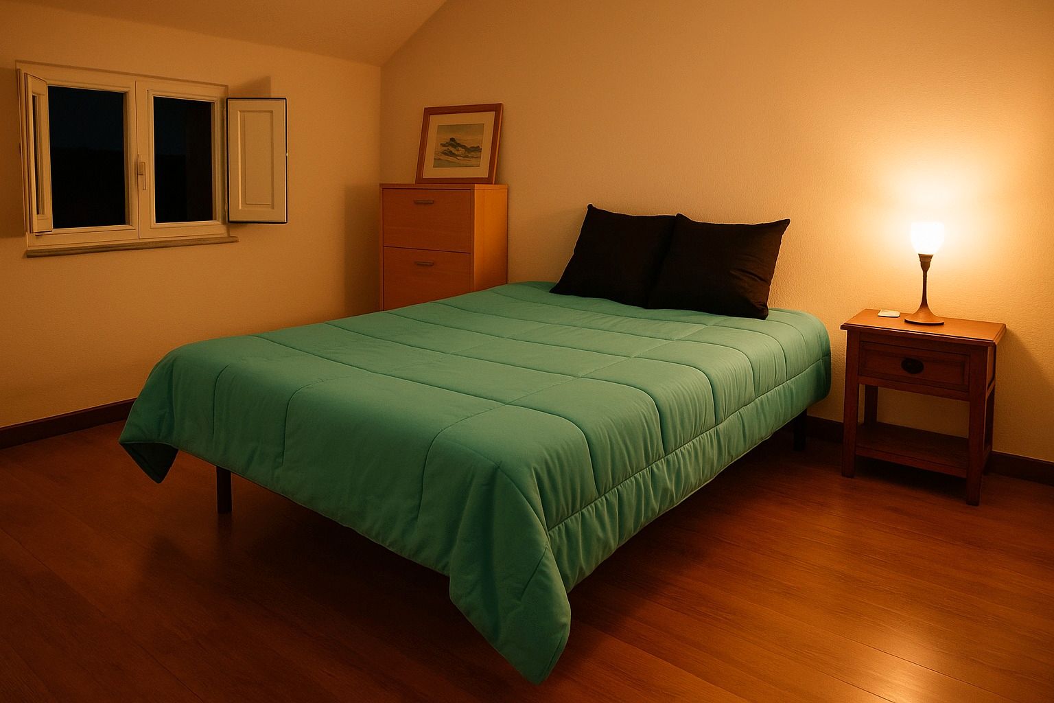 Bedroom of Flat to rent in Santander  with Furnished and Oven