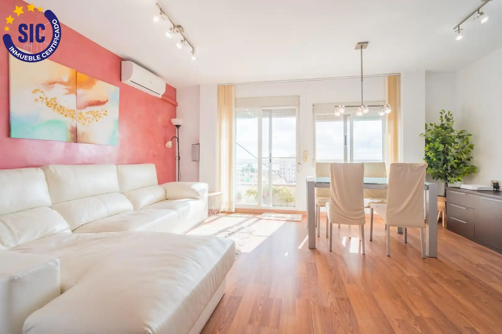 Sala de estar de Piso en venta en Valencia con Aire acondicionado, Calefacción y Parquet