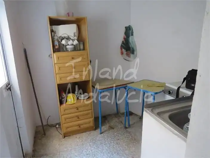 Cuina de Casa adosada en venda en Santiago de Calatrava amb Terrassa i Traster