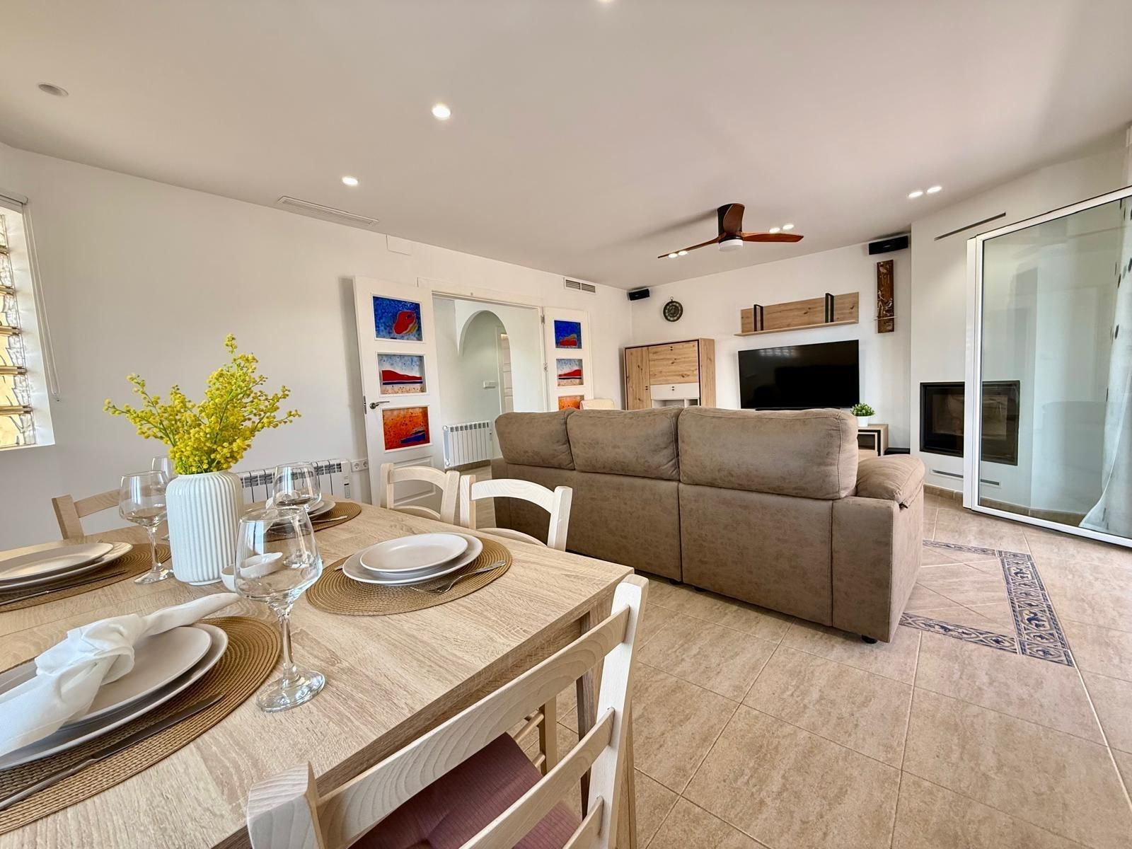 Living room of House or chalet for sale in Molina de Segura  with Air Conditioner, Private garden and Terrace