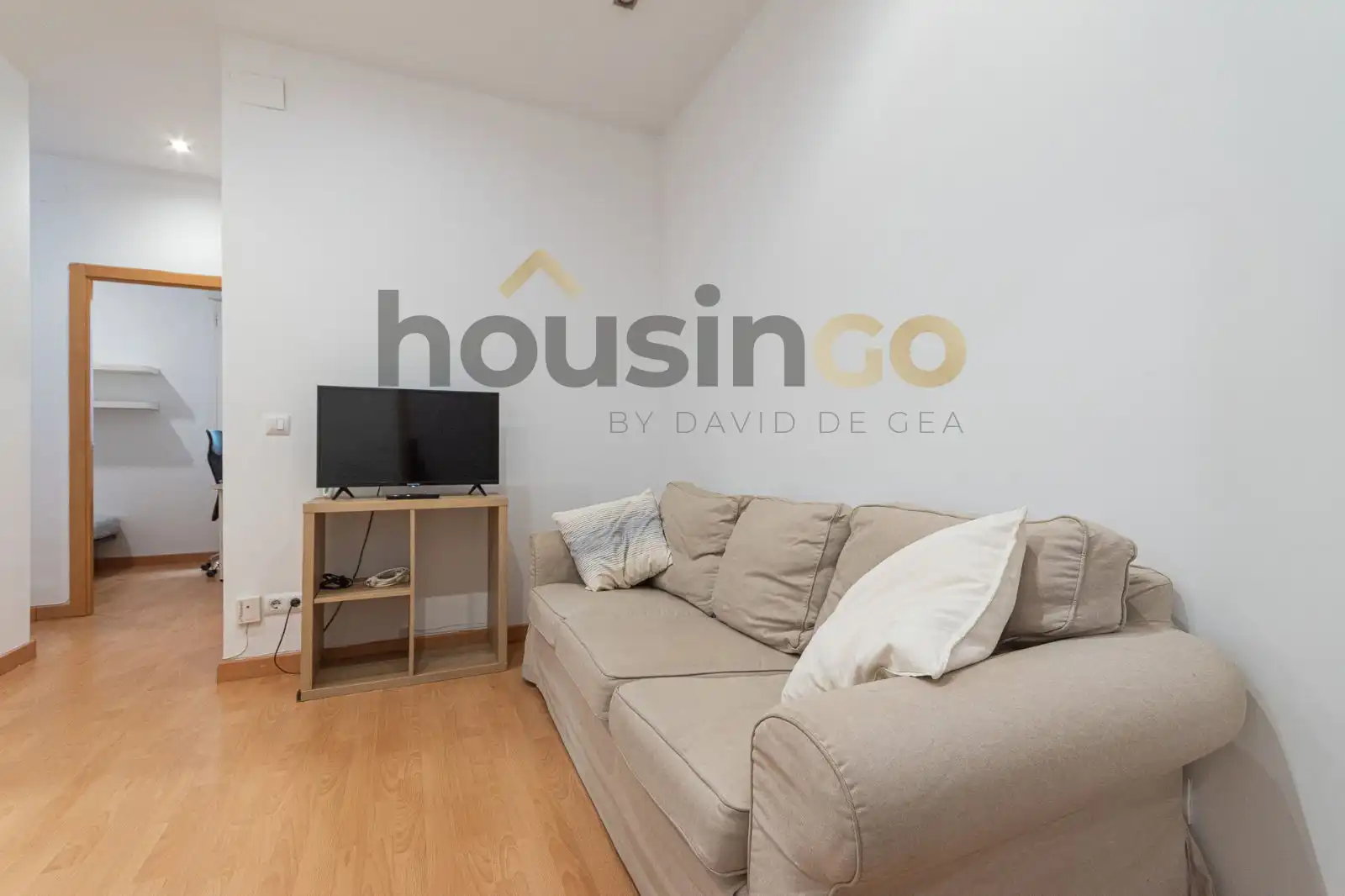 Sala de estar de Piso de alquiler en Madrid con Aire acondicionado, Calefacción y Amueblado
