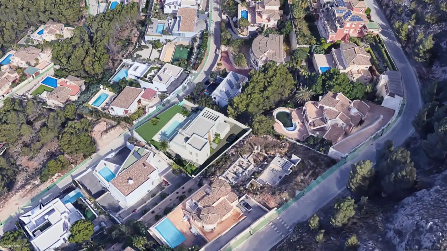 Exterior view of Houses for sale in Altea  with Air Conditioner, Private garden and Terrace