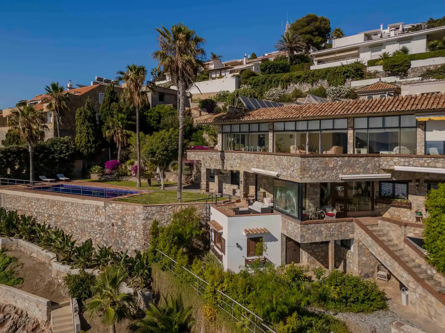 Exterior view of Houses for sale in Almuñécar  with Air Conditioner, Private garden and Storage room
