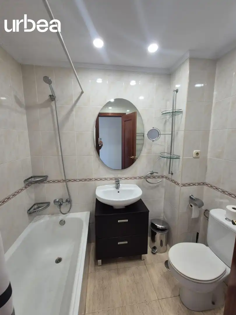 Baño de Piso de alquiler en Málaga con Calefacción, Amueblado y Balcón