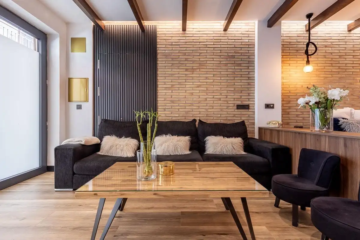Wohnzimmer von Wohnung zur Miete in Granada mit Möbliert