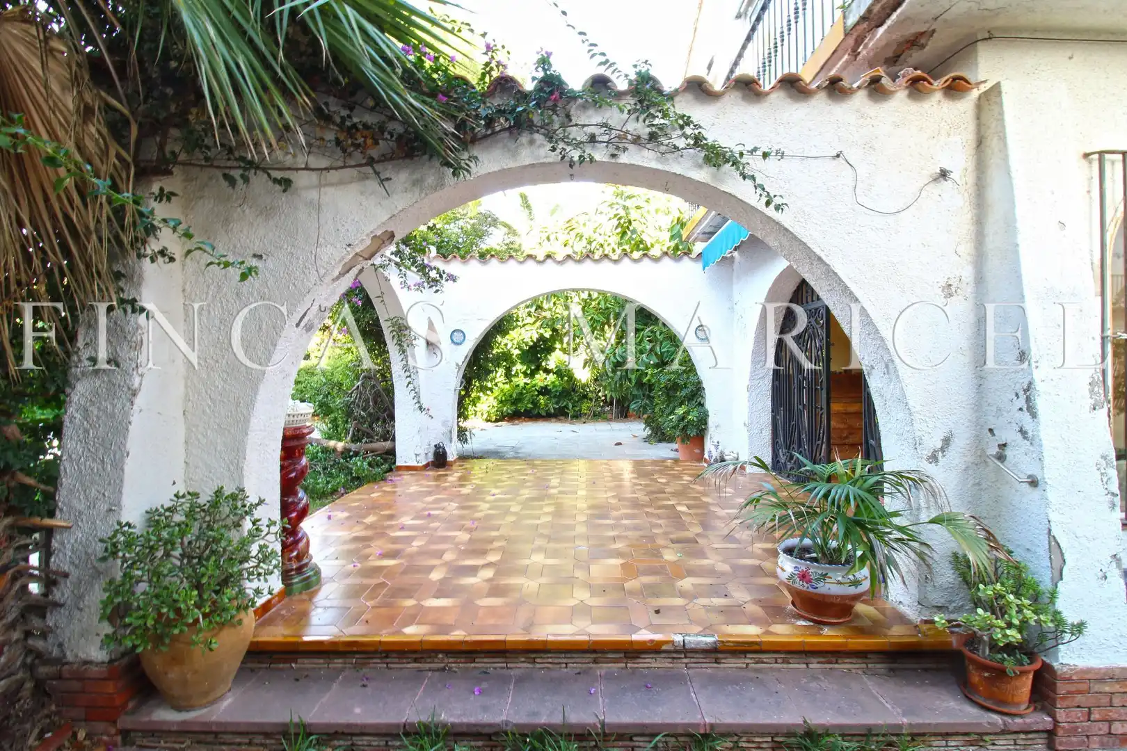Terrassa de Casa o xalet en venda en Sitges amb Aire condicionat, Calefacció i Jardí privat