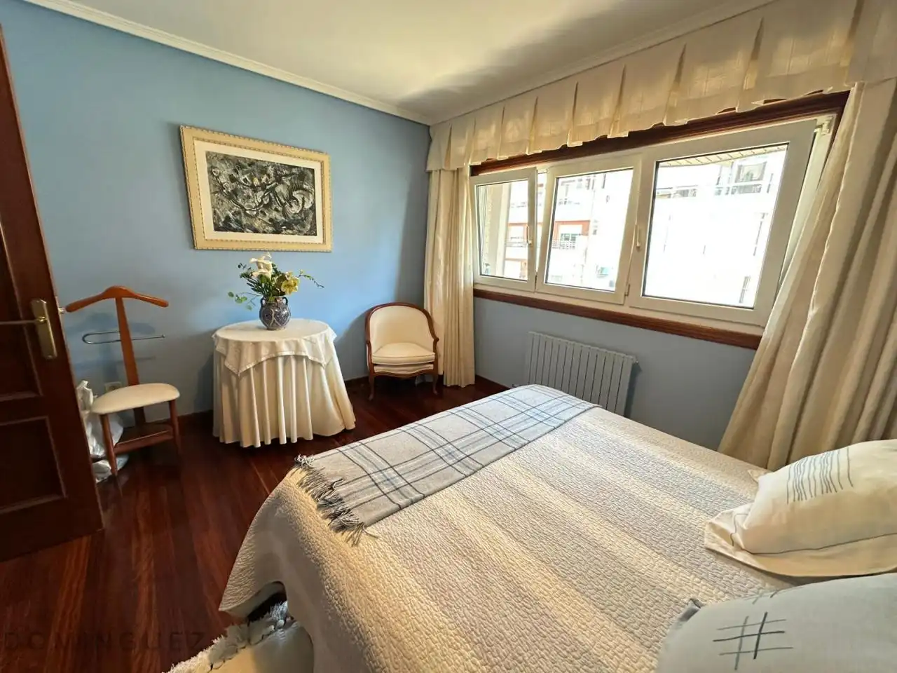 Bedroom of Flat for sale in Vigo   with Heating, Parquet flooring and Terrace