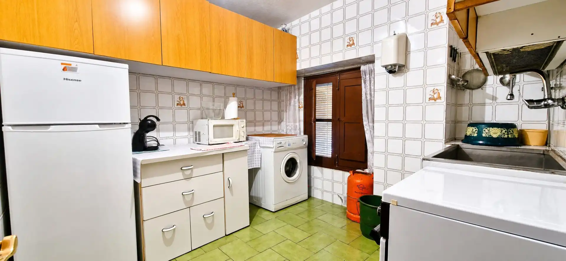 Kitchen of Houses for sale in Guijo de Santa Bárbara  with Terrace and Furnished