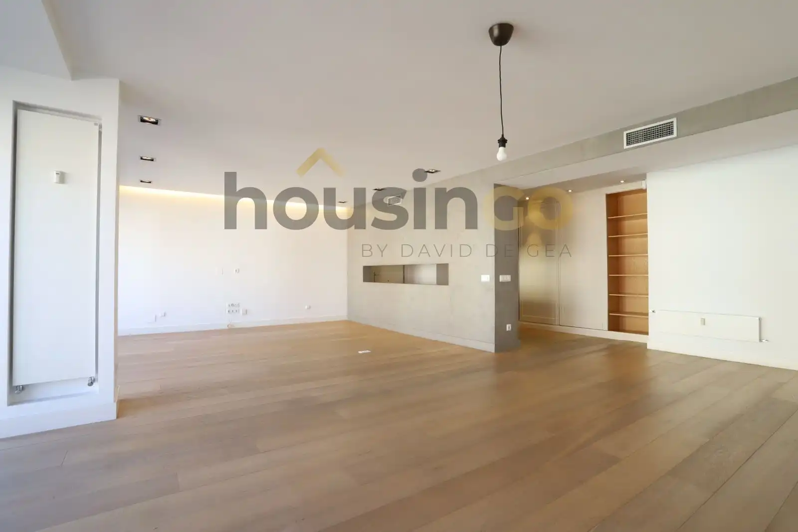 Wohnzimmer von Wohnung zur Miete in  Madrid Capital mit Klimaanlage, Heizung und Terrasse