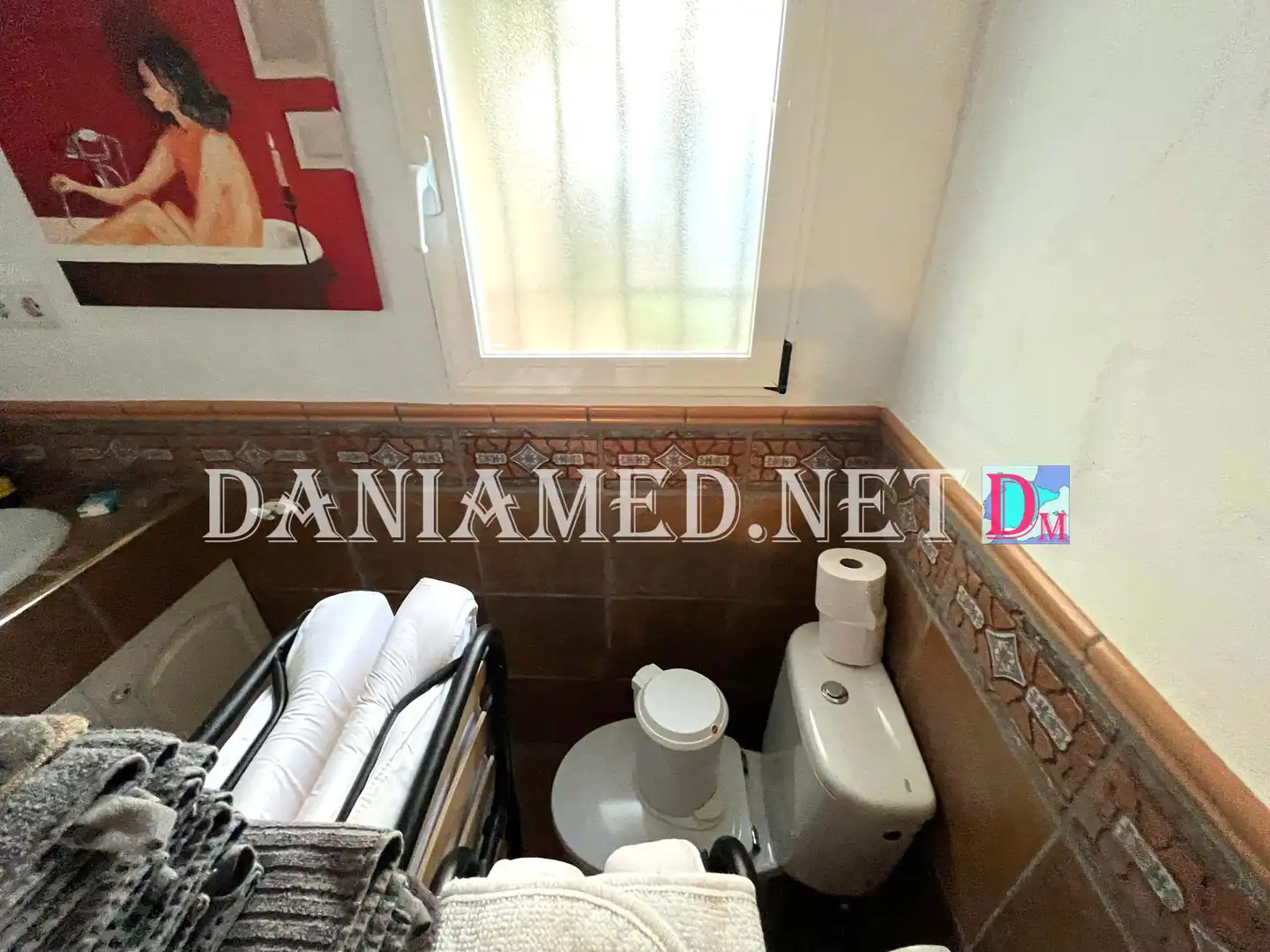 Badezimmer von Haus oder Chalet zum Verkauf in Pego mit Klimaanlage, Heizung und Privatgarten