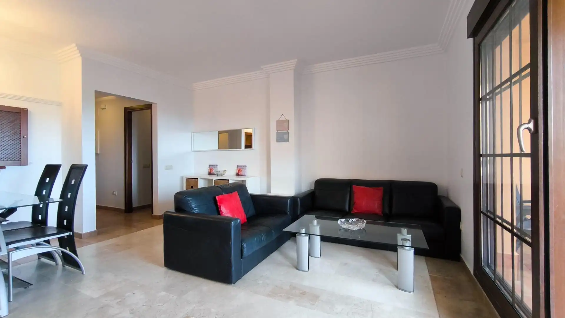 Sala de estar de Apartamento de alquiler en Ayamonte con Terraza, Amueblado y Piscina comunitaria