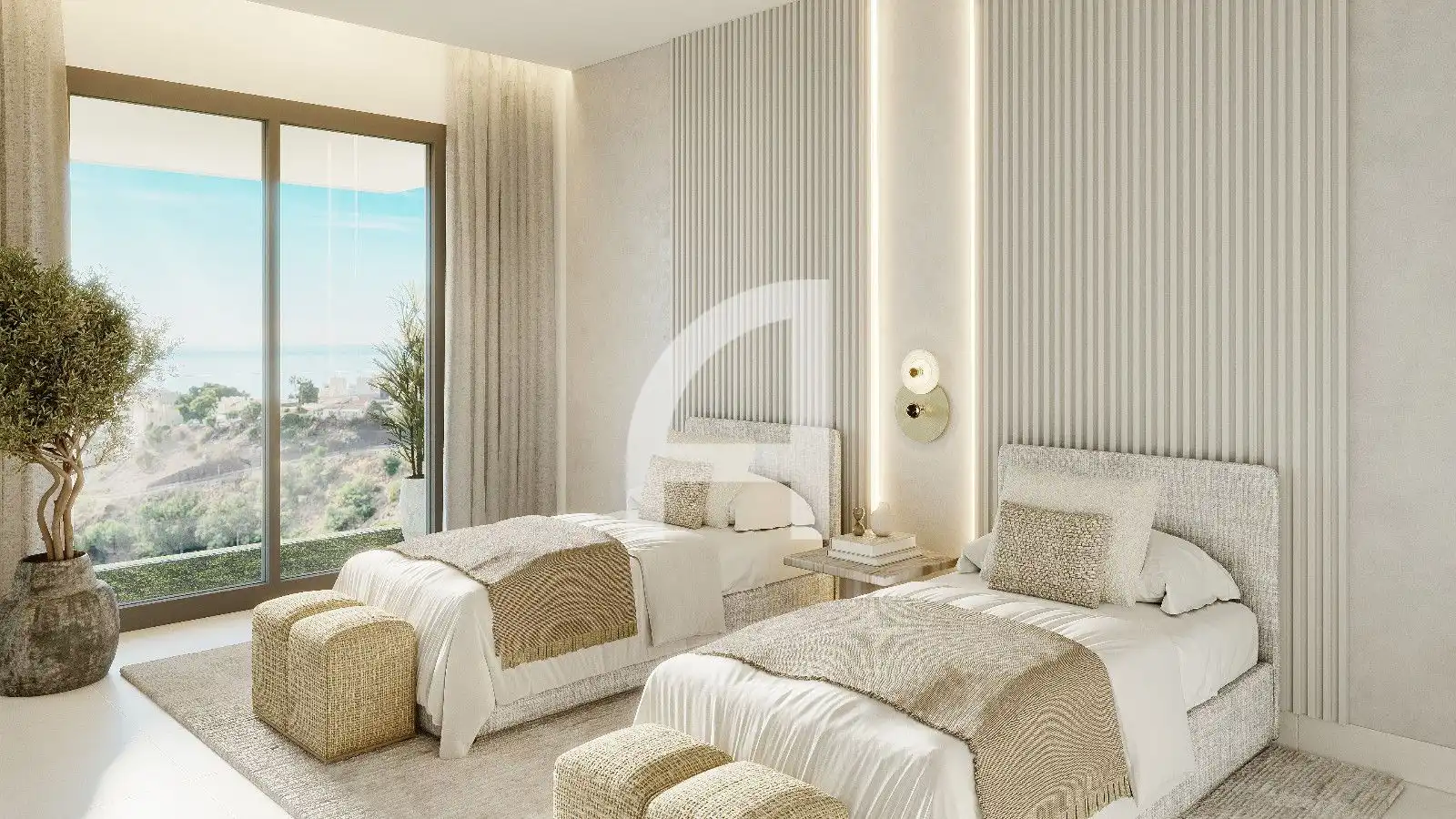 Habitación de Casa adosada en venta en Fuengirola con Aire acondicionado, Calefacción y Jardín privado