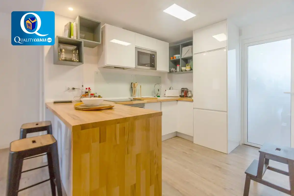 Kitchen of Apartments for sale in Alicante / Alacant  with Air Conditioner, Terrace and Community pool