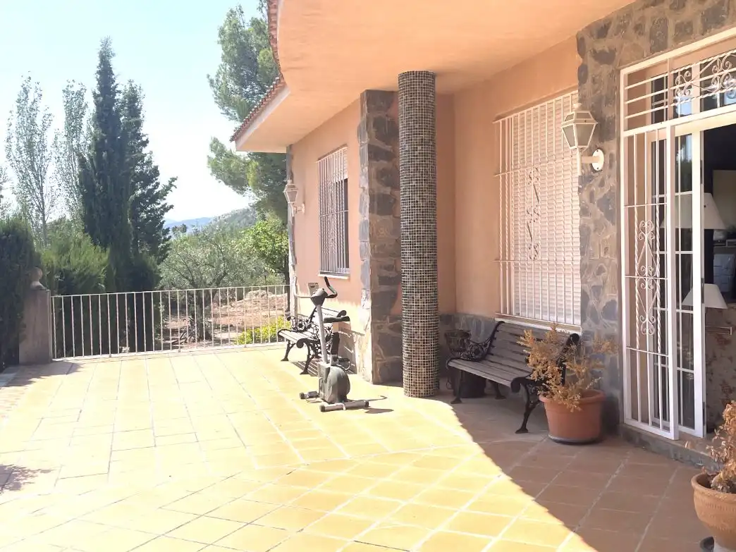 Terrassa de Casa o xalet en venda en Cocentaina amb Aire condicionat, Terrassa i Piscina