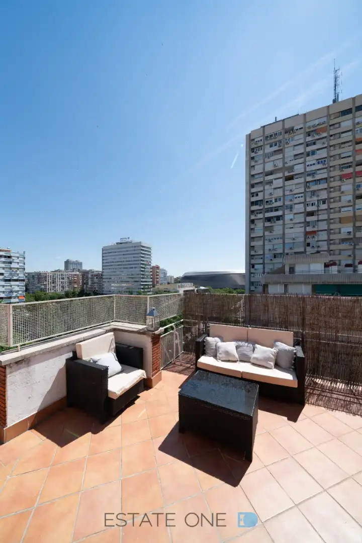 Terraza de Ático de alquiler en Madrid con Aire acondicionado, Calefacción y Terraza