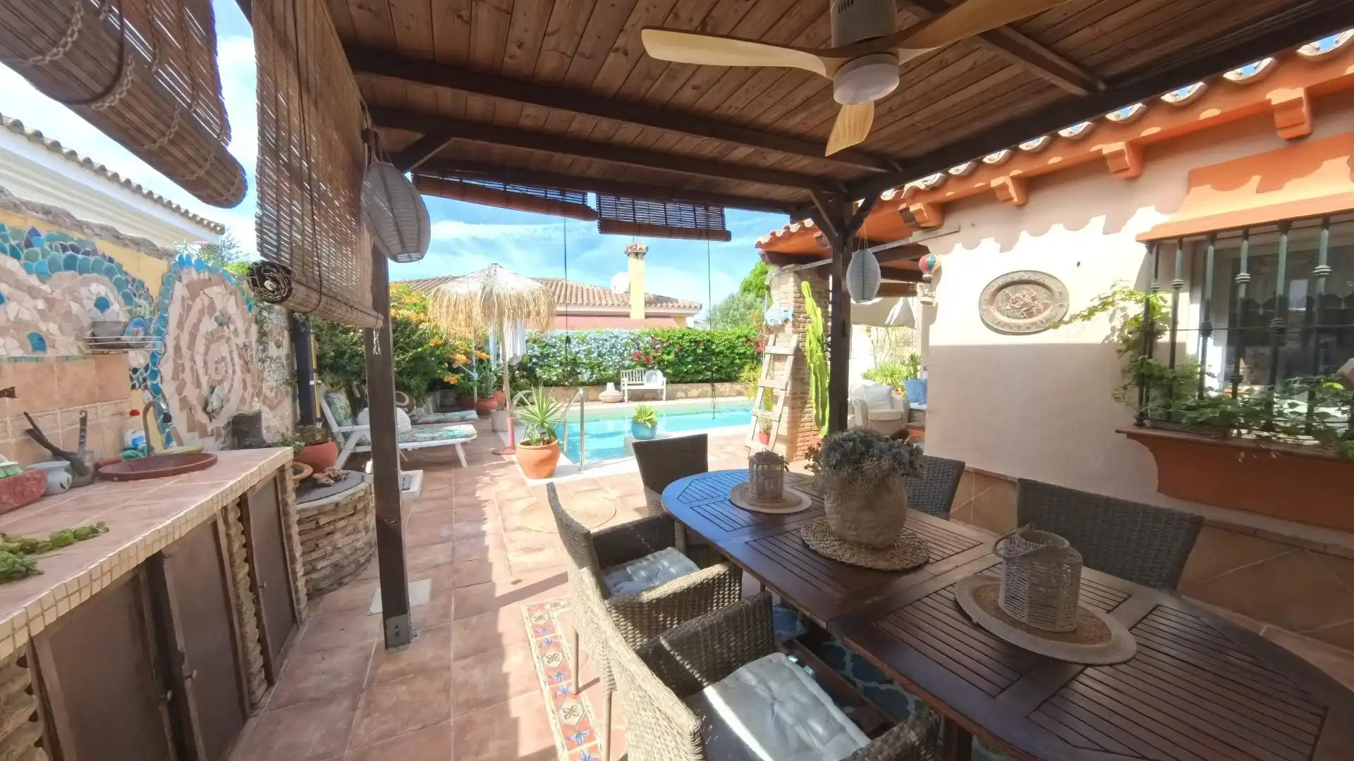 Terrassa de Casa o xalet en venda en Los Gallos