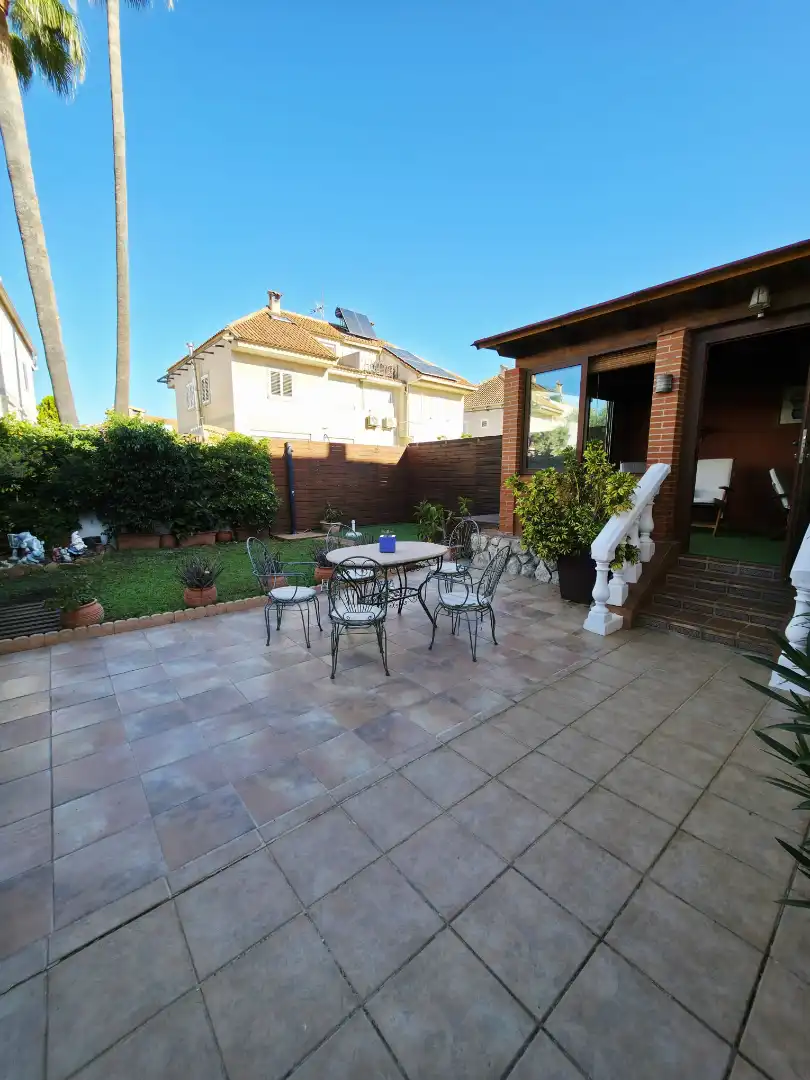 Terrassa de Casa o xalet en venda en Picanya amb Aire condicionat, Jardí privat i Terrassa