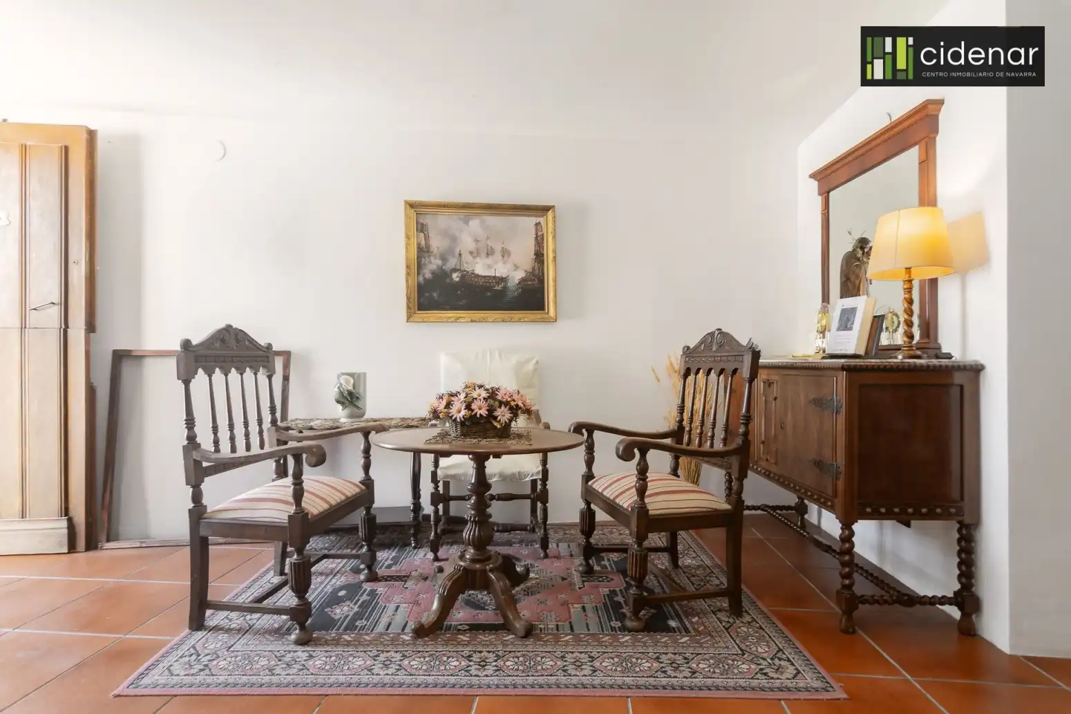 Comedor de Casa adosada en venta en Valle de Yerri / Deierri con Calefacción, Jardín privado y Parquet