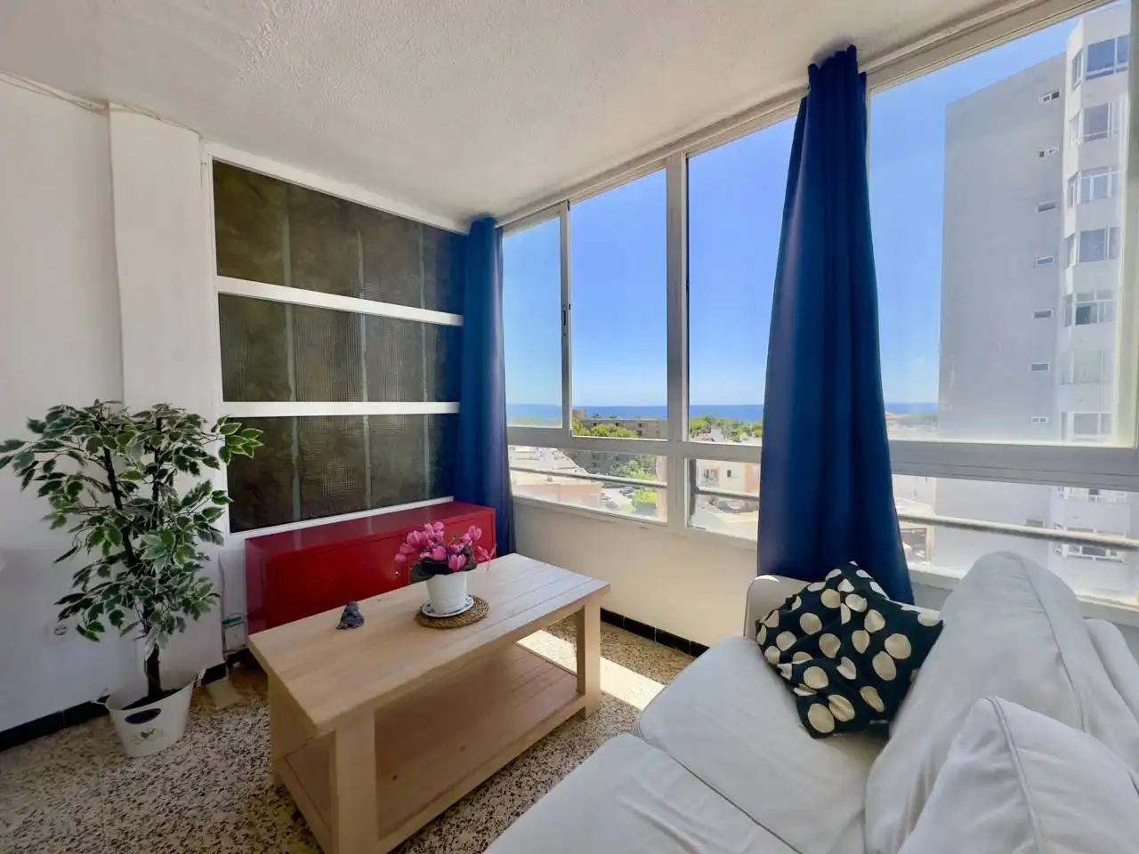 Sala de estar de Estudio en venta en  Palma de Mallorca con Aire acondicionado, Calefacción y Amueblado