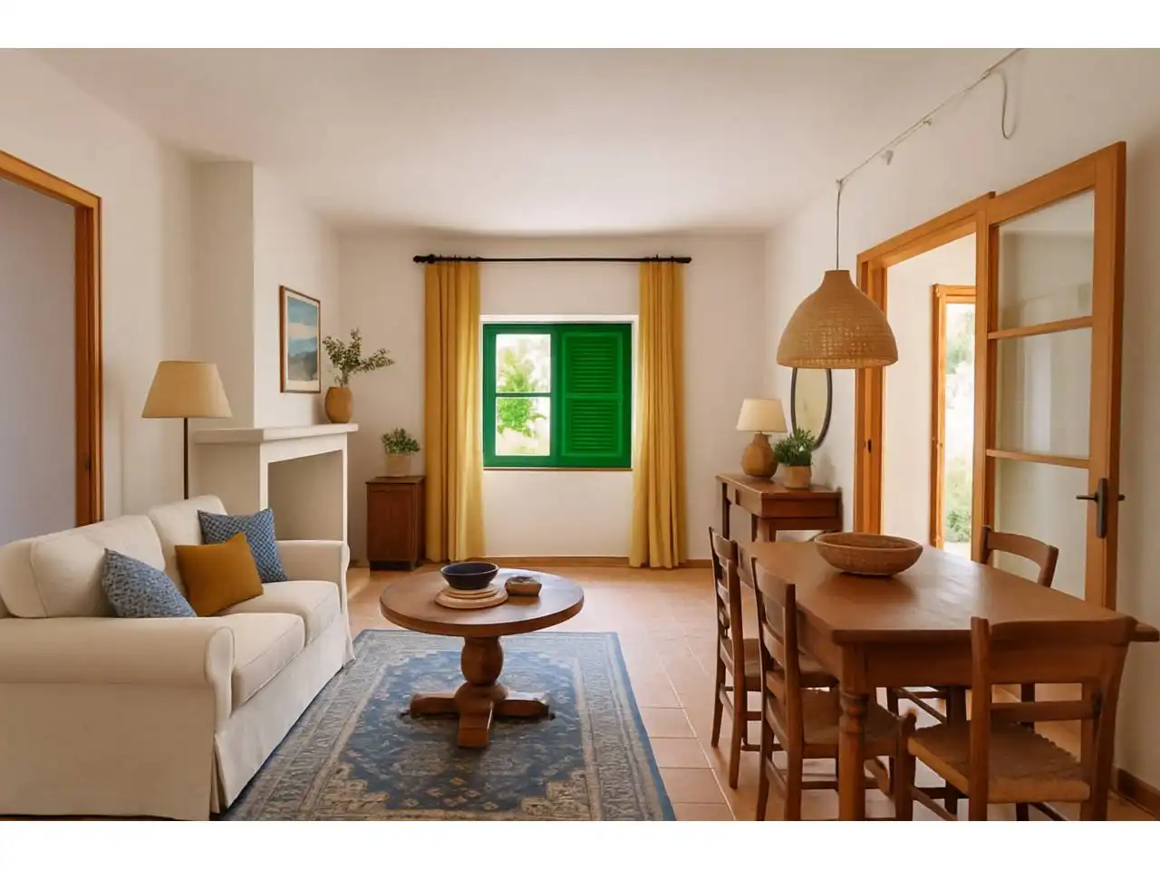 Sala d'estar de Finca rústica en venda en Santa Margalida amb Aire condicionat, Calefacció i Jardí privat