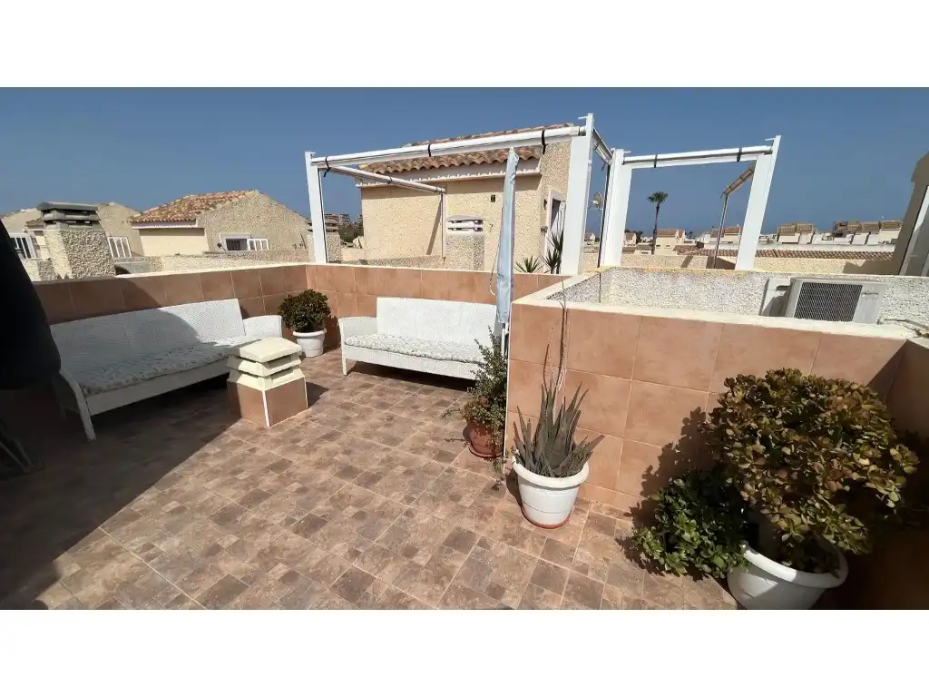 Terrassa de Casa adosada en venda en Santa Pola amb Aire condicionat, Moblat i Rentadora