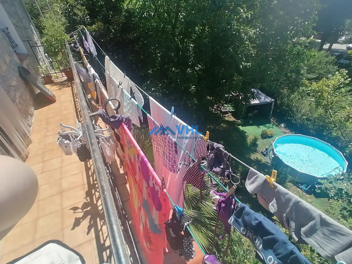 Balcony of Houses for sale in Castro-Urdiales  with Heating, Private garden and Swimming Pool