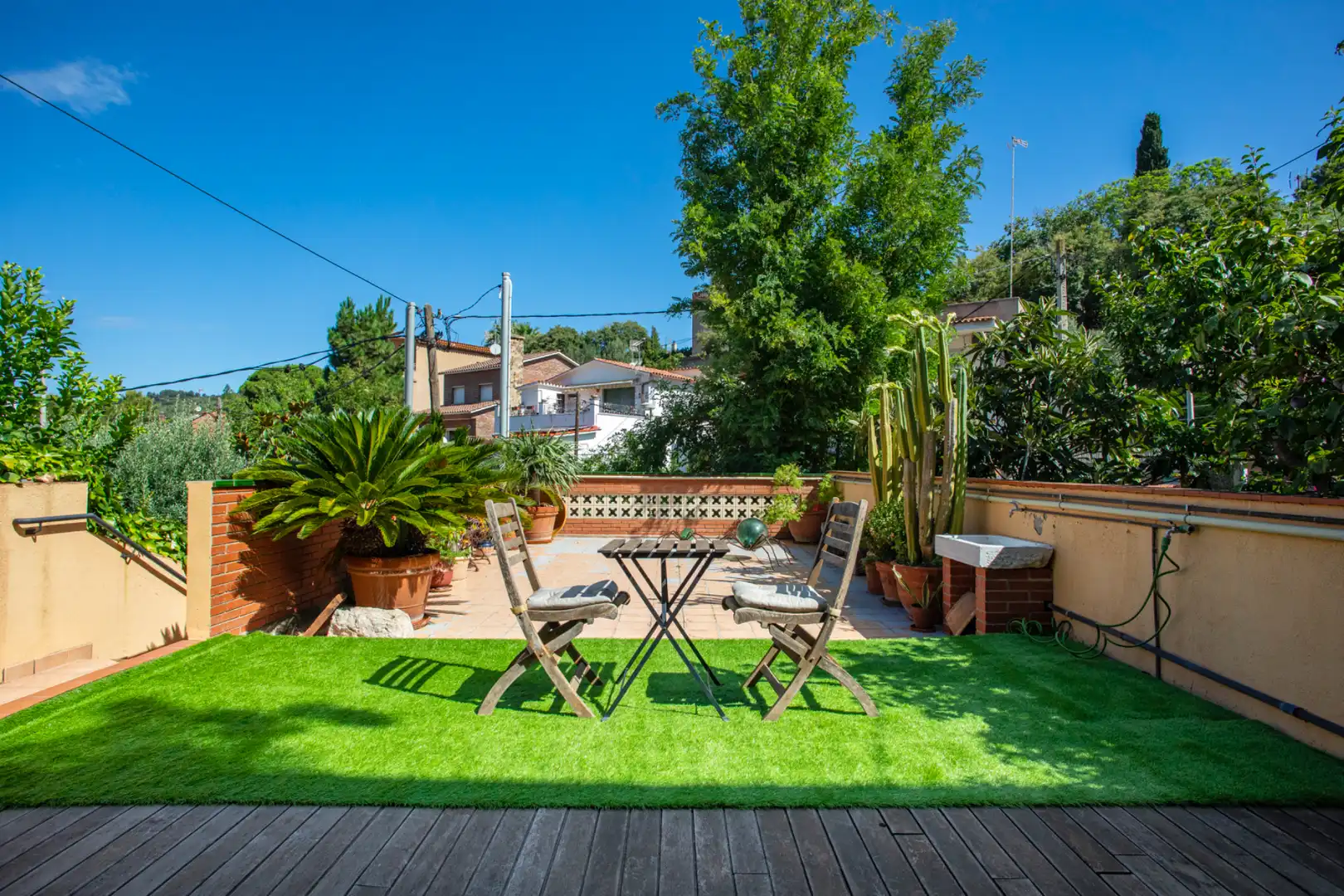 Terraza de Casa o chalet en venta en Sant Just Desvern con Aire acondicionado, Calefacción y Jardín privado
