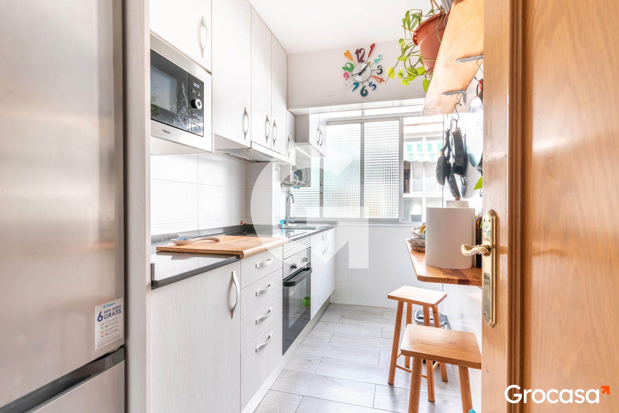 Kitchen of Flat for sale in Sant Joan Despí  with Air Conditioner and Balcony