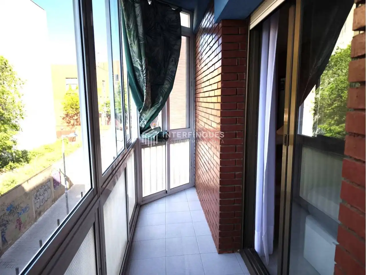 Balcony of Apartments for sale in Badalona  with Air Conditioner