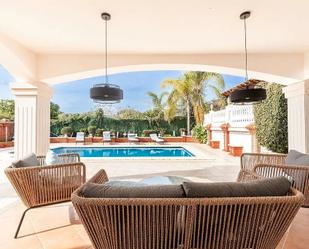 Terrassa de Casa o xalet de lloguer en Marbella amb Aire condicionat, Jardí privat i Terrassa