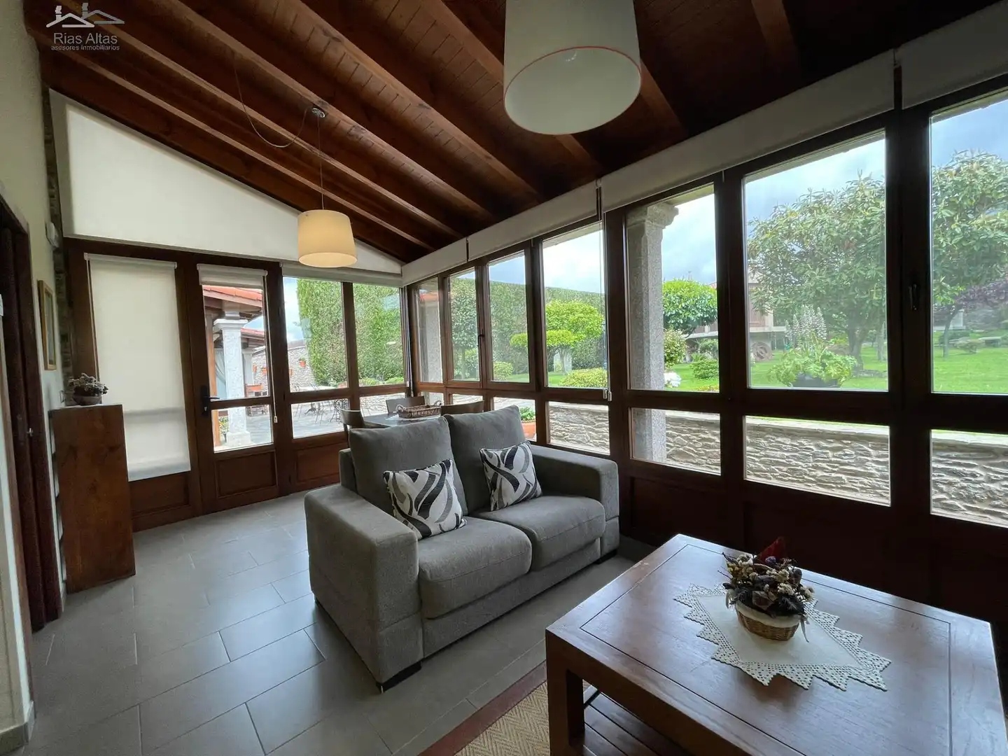 Terraza de Casa o chalet en venta en Ordes con Jardín privado y Trastero