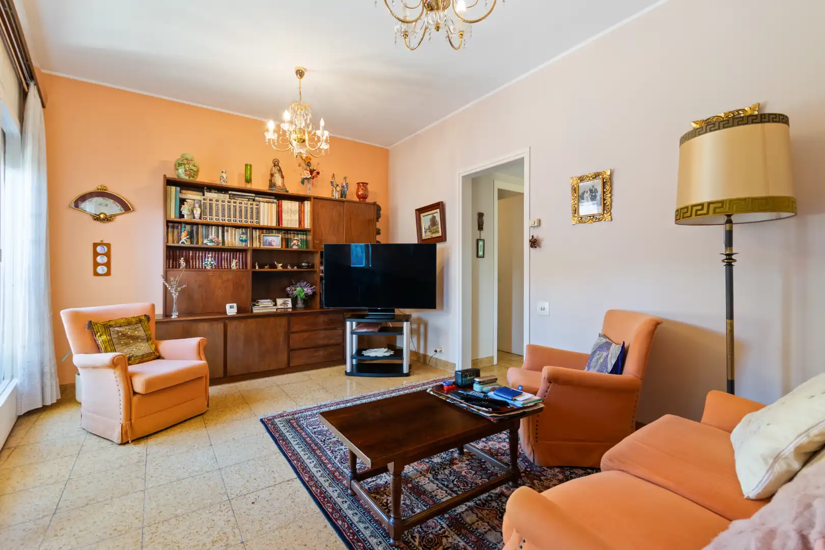 Living room of Flat for sale in Barcelona  with Heating, Terrace and Balcony