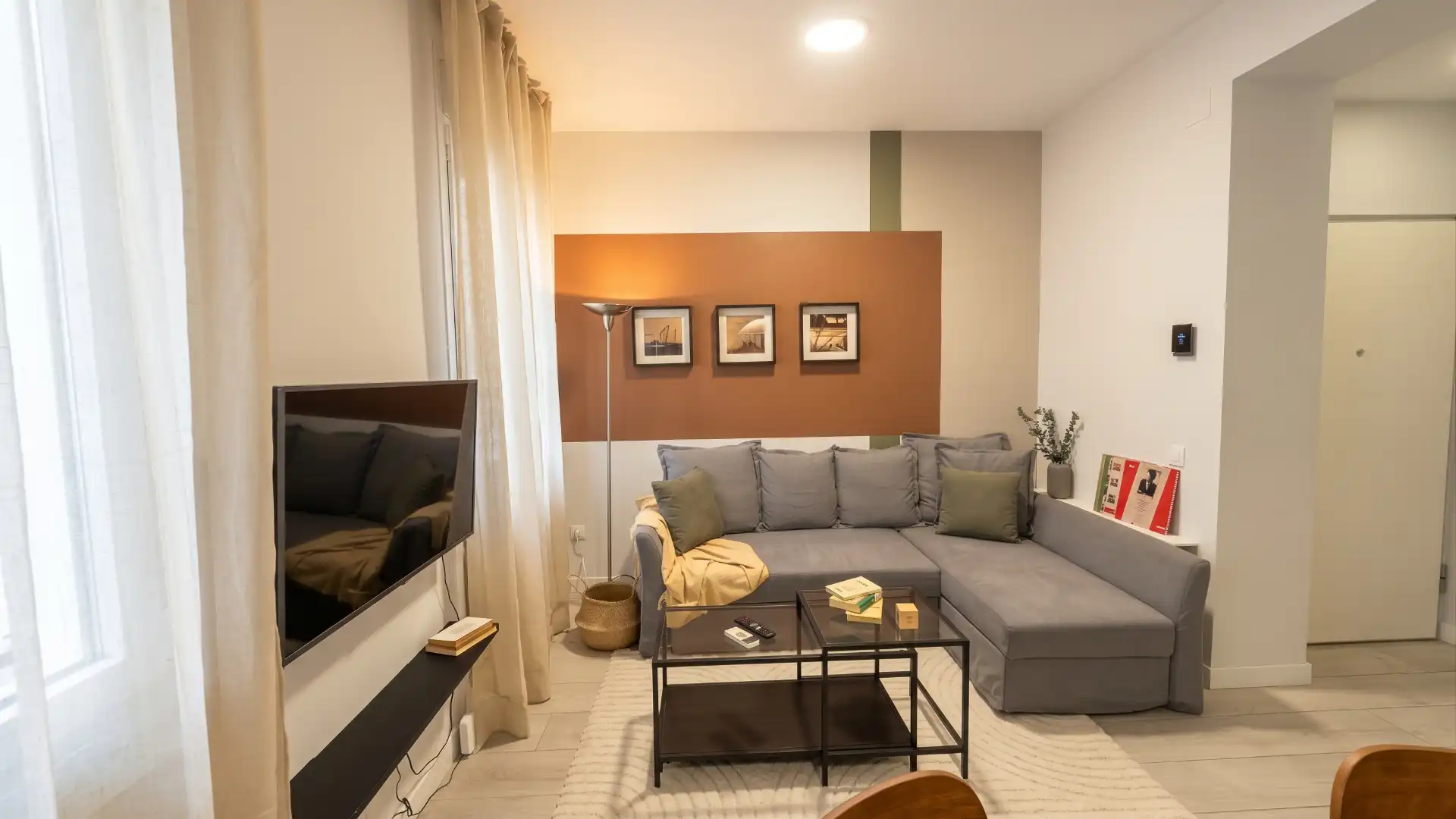 Living room of Apartments for rent in Barrio de Salamanca
