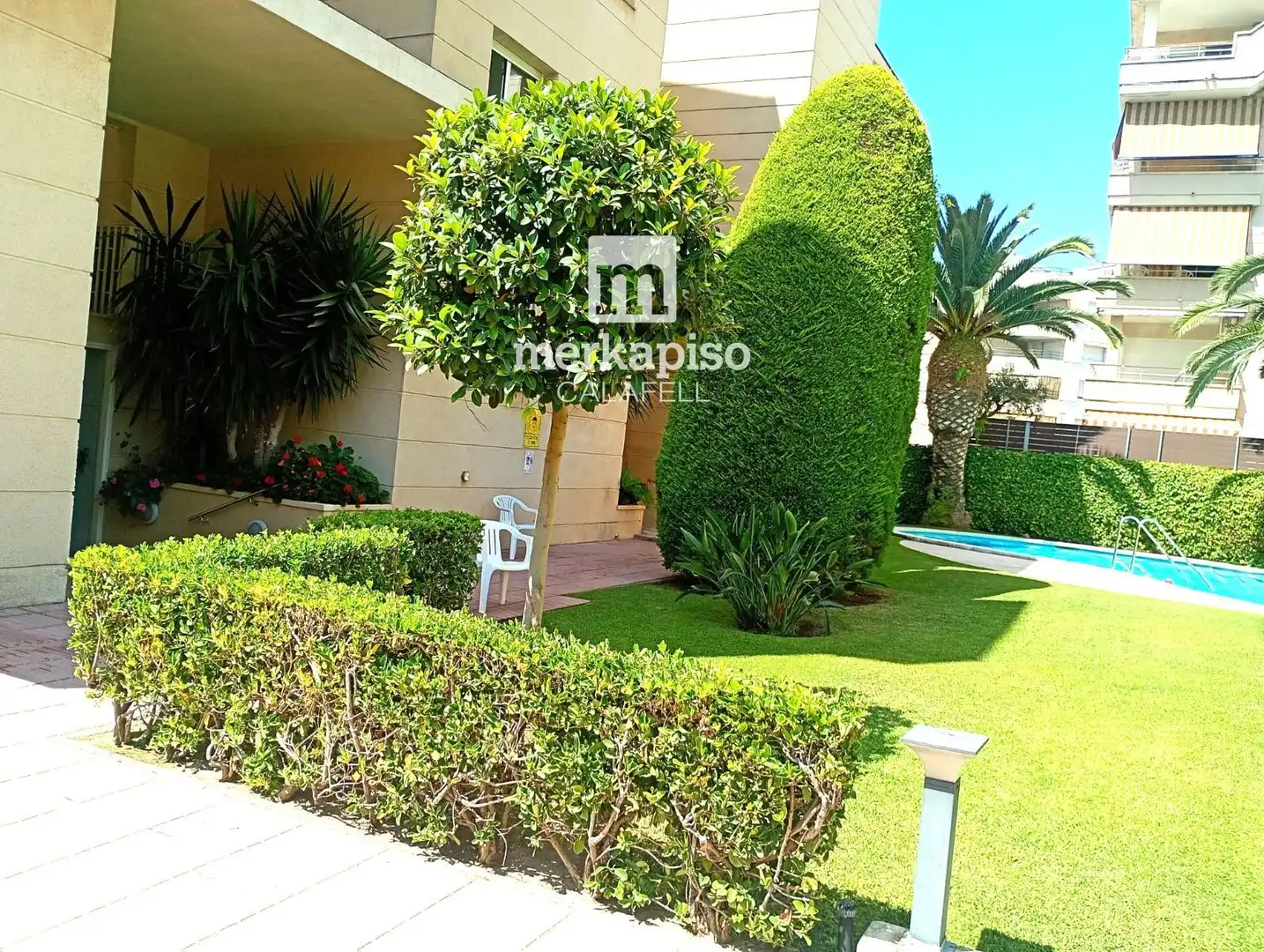 Garden of Flat for sale in Calafell  with Air Conditioner, Heating and Terrace