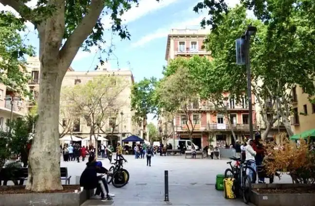 Exterior view of Flat for sale in Barcelona  with Air Conditioner