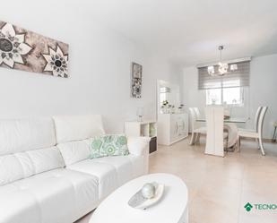 Living room of Single-family semi-detached for sale in Vícar  with Air Conditioner, Furnished and Balcony