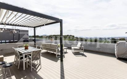 Terrace of Attic for sale in Sant Cugat del Vallès  with Air Conditioner, Terrace and Swimming Pool