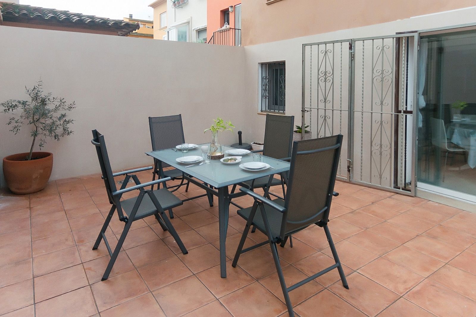 Terrassa de Pis de lloguer en Palamós amb Aire condicionat, Terrassa i Moblat