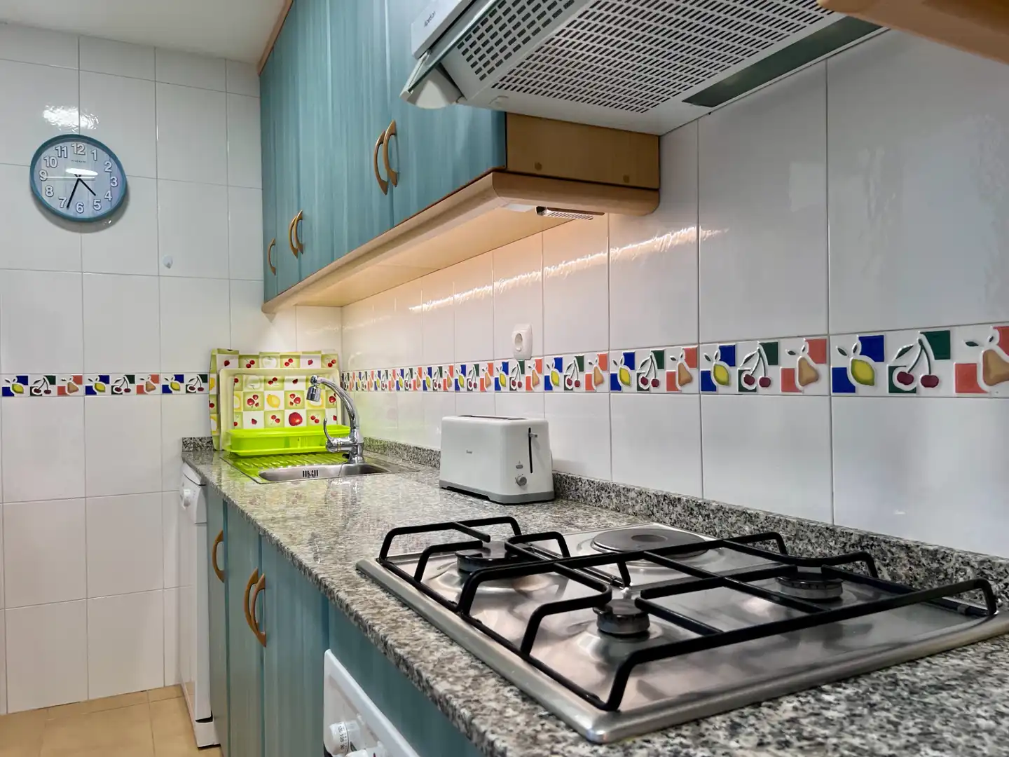 Kitchen of Flat for rent in Villajoyosa / La Vila Joiosa  with Air Conditioner, Private garden and Terrace