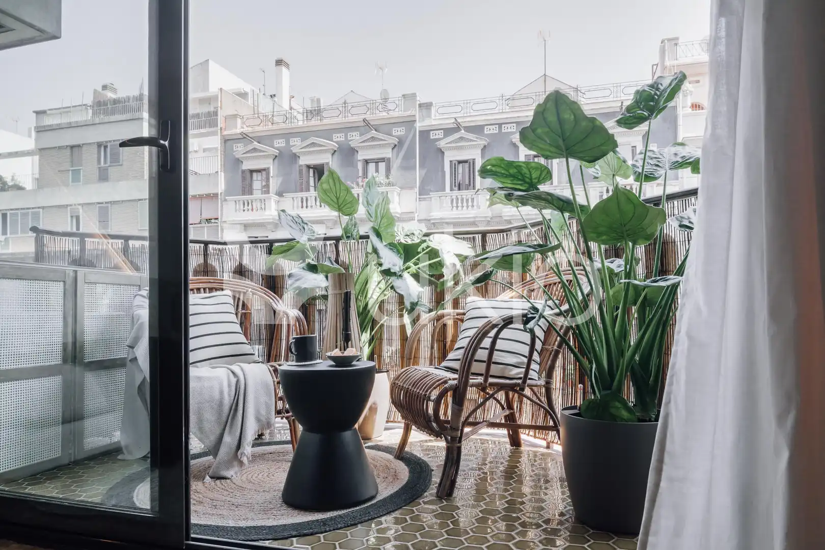 Terraza de Apartamento de alquiler en Barcelona con Aire acondicionado, Calefacción y Terraza